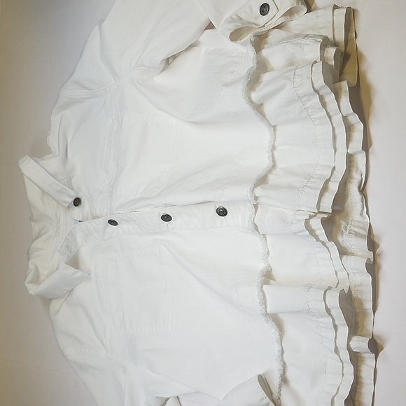 Susina Women White Jacket Size 2X - Picture 2 of 5